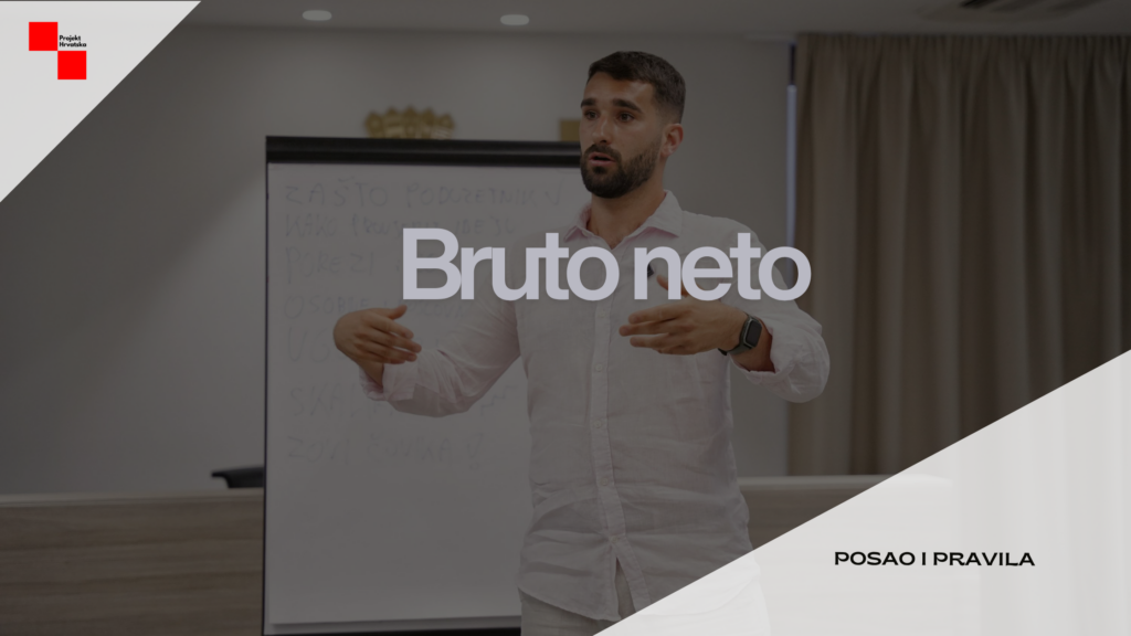 : Izračunajte neto plaću iz bruta u sekundi. Jedini kalkulator s neoporezivih primicima — topli obrok, prijevoz, nagrada za rezultate. Sve porezne stope za 2026.